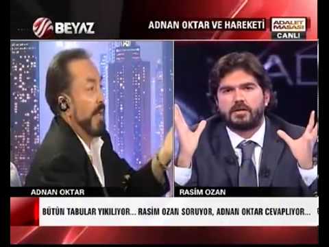 Rasim Ozan Kütahyalı Adnan Oktar Kavgası Canlı yayında 25.01.2013