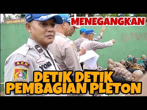 SUASANA PEMBAGIAN PLETON ANGKATAN 48 DIKTUKBA POLRI GEL. II TA. 2022 #spnpoldasumsel