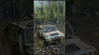SnowRunner Hummer H2 Off-road #Shorts #gaming