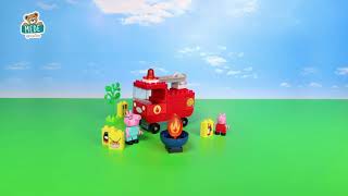 Stavebnica Peppa Pig Fire Engine PlayBIG Bloxx