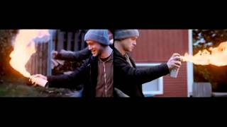 50/50 Paint Burning Scene