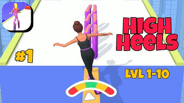 High Heels! - Part 1 (Lvl 1-10) | All Level Gameplay Walkthrough (iOS,Android) | Typhon Gaming