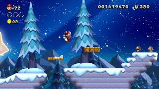 NSMB. U Deluxe - All Star Coins - Frosted Glacier 1 — Spinning-Star Sky