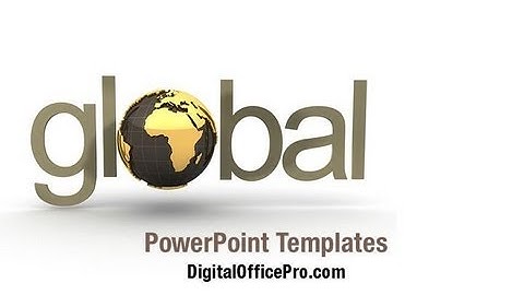 Global Ideas PowerPoint Template Backgrounds - DigitalOfficePro #05812W