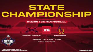 TAPPS Division II 6 Man Football State Championship