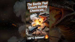 The Bombardier Beetle – The Insect That Shoots Boiling Chemicals at Predators 🔥
