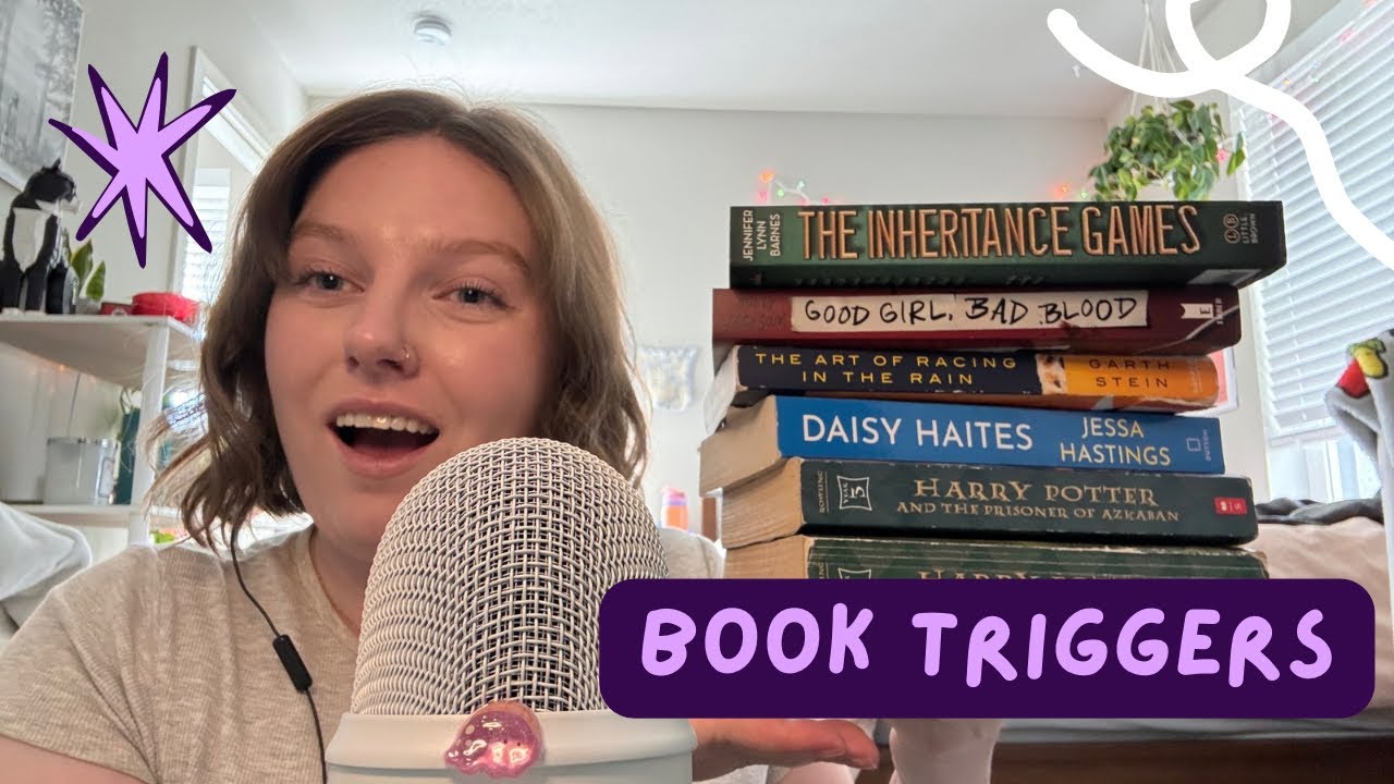 Whispered ASMR - Tapping on Books