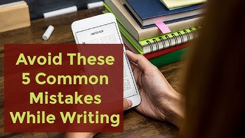 5 Typical Mistakes in Content Writing ll Avoid These Errors While Writing ll