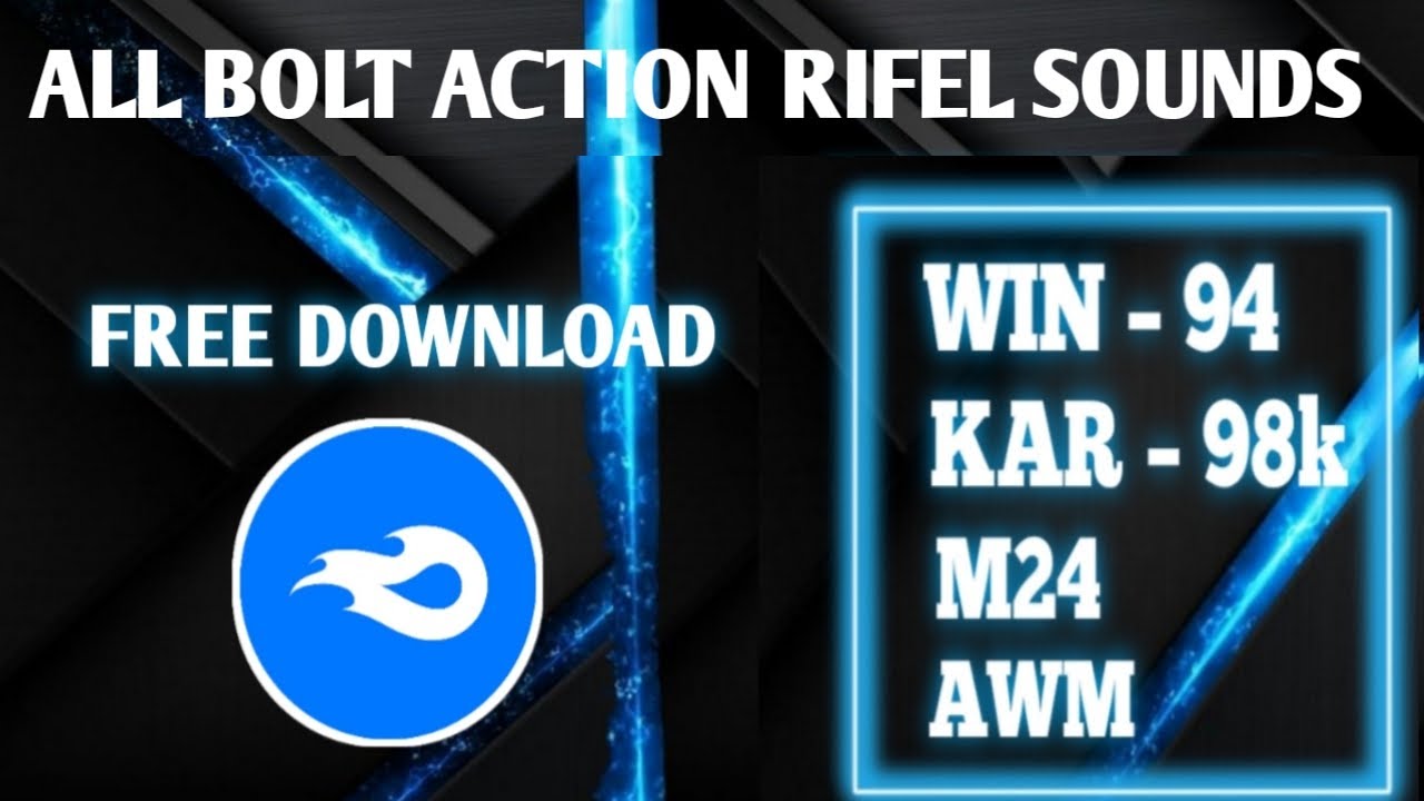 🔥  [ HIGH QUALITY ] All Bolt Action RIFLES Sound effects | BY CyberYT