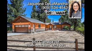 651 Cienega Road, Big Bear Lake, CA 92315, Jaqueline DeLaMancha (909) 534-4543