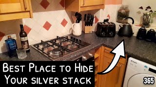 Best place to hide your silver stack?