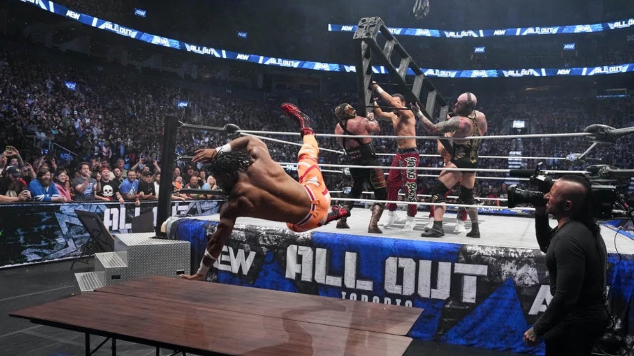 The Young Bucks vs Brodido vs JetSpeed vs Josh Alexander and Hechicero All Out 2025 Highlights