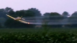 Crop Duster Plane. Incredibly Talented Stunt Pilot!