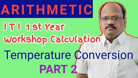 ARITHMETIC | temperature conversion |workshop calculation | Telugu | competitive exams | tspsc |