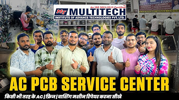 Students Practical on Customer AC PCB After Completing AC PCB Repairing Course | Multitech Institute
