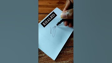 Make Signature Khaled