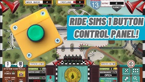 Ride Sims - 1 Button USB Control Panel. #1