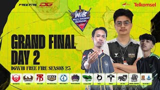 🔴DGWIB FREE FIRE SEASON 23 - GRAND FINAL DAY 2