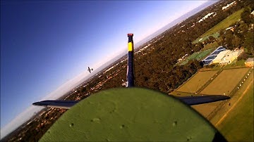 Cockpit video camera looking back Parkzone Trojan