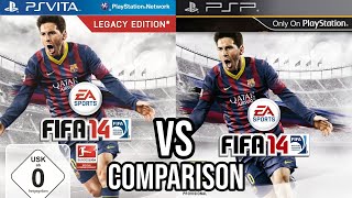 FIFA 14 Ps Vita Vs PSP