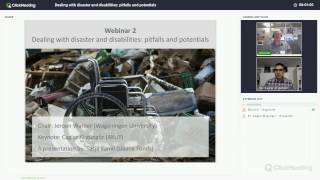 EDUCEN: Webinar 2, Dealing with disaster and disabilities: pitfalls and potentials