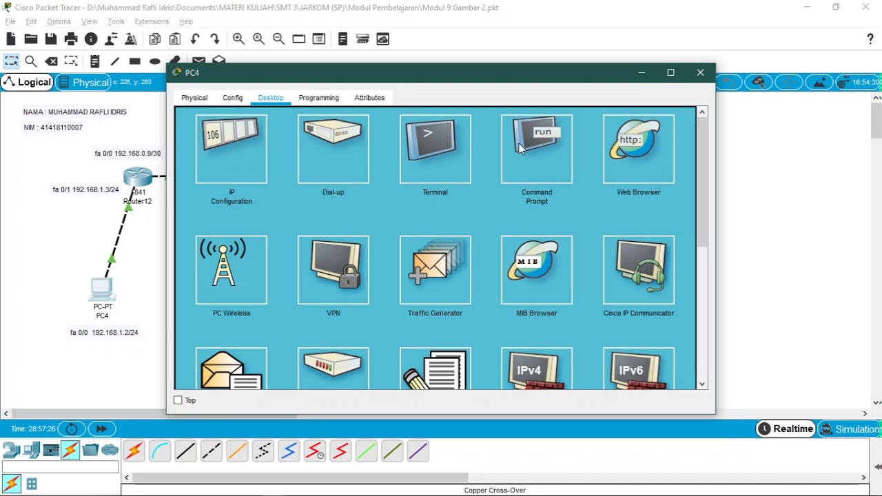 Simulasi Router dengan aplikasi Cisco - YouTube
