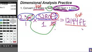Dimensional Analysis Practice (#1-5)