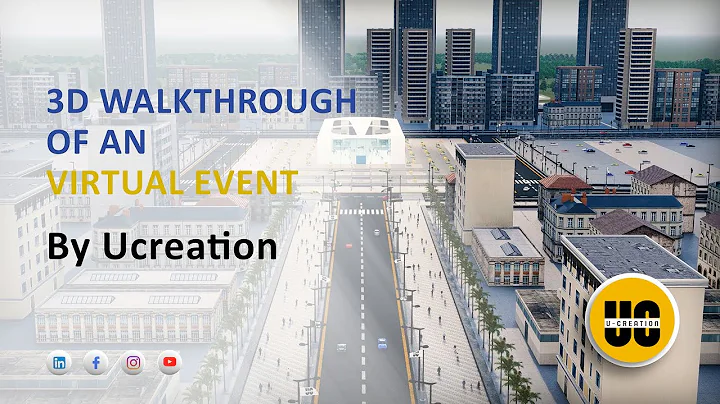 3D Walkthrough video of an virtual event | By Ucreation
