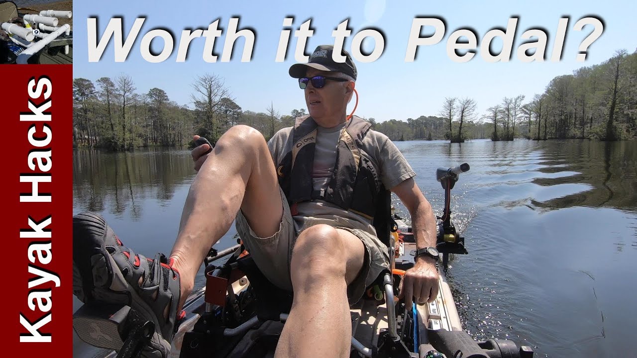 Pedal Drive Kayak Vs Trolling Motor Speed - Does it help to pedal