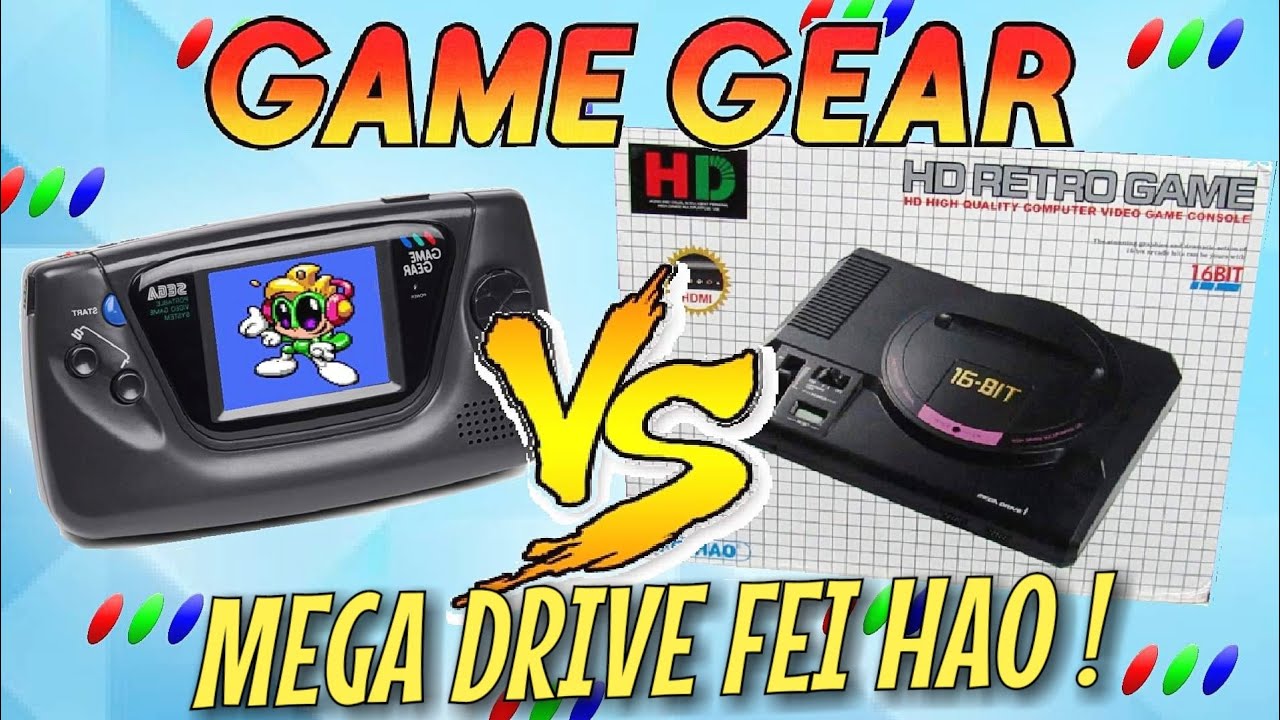 Mega Drive FEI HAO RODANDO GAME GEAR em HDMi !!! YouTube