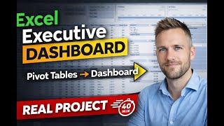 Build an Executive Excel Dashboard Using Pivot Tables | End-to-End Project