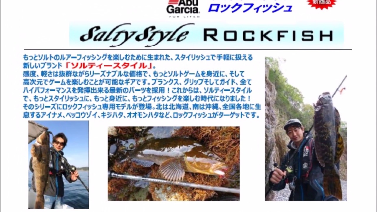 STRS-802MH-KR アブガルシア ソルティースタイル ロックフィッシュ