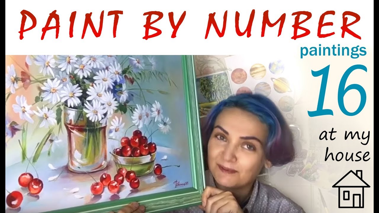 Diy Paint Numbers Acrylics, Oil Painting Numbers Adults