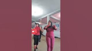 Senam Sehaat Bareng Momih zahwa yang aduhai montok