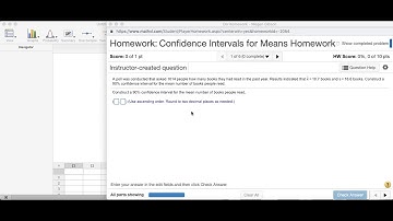 Using Minitab to Find a Confidence Interval for a Mean
