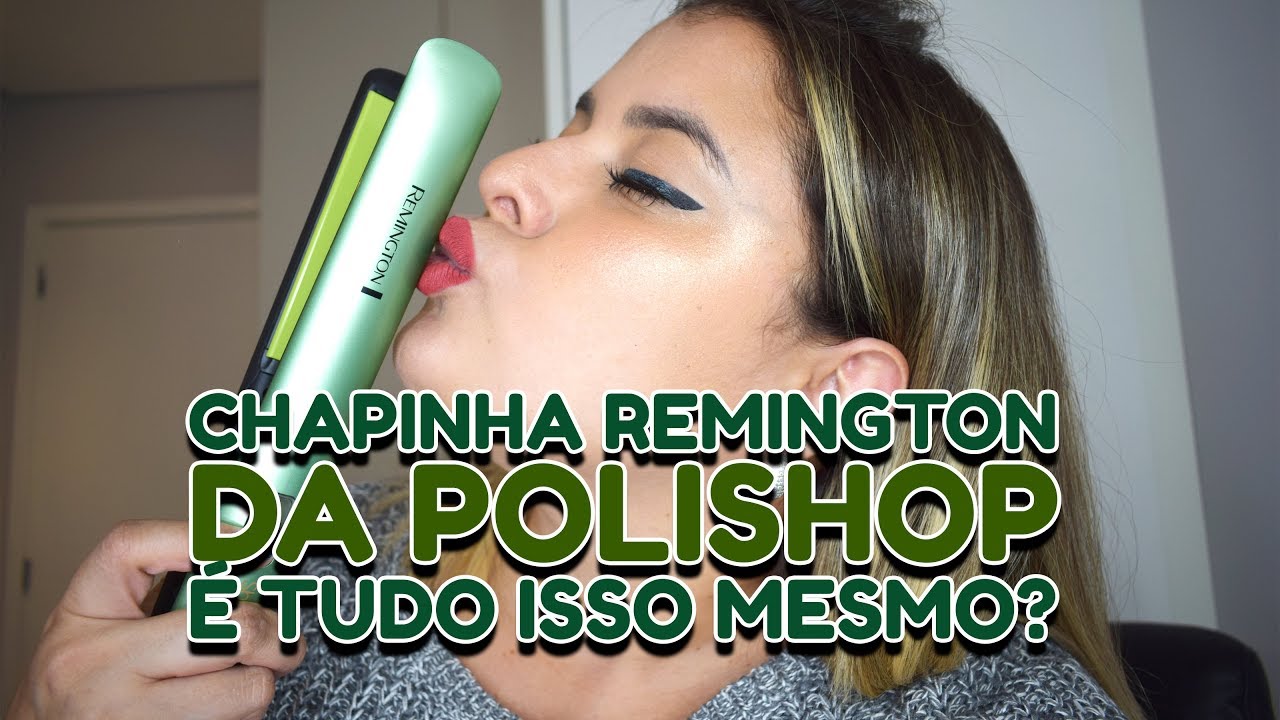 TUDO SOBRE A CHAPINHA REMINGTON SHINE THERAPY - POLISHOP! | RESENHA ...