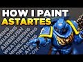 HOW I PAINT ASTARTES - START TO FINISH | 40K MINIS