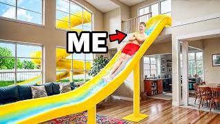 Thumbnail for I Built a Waterslide in my House!