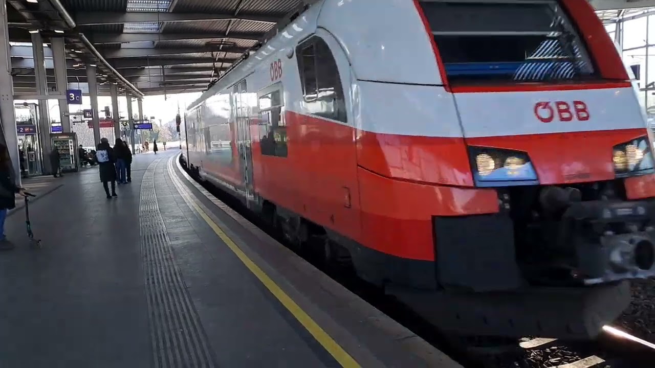 Züge in Wien Praterstern 20.2.2025