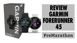 Nuevos Garmin Forerunner 45 y 45S: análisis, características y opinión.