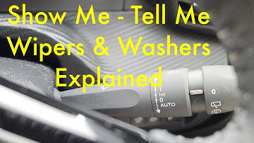 How to Use Your Car’s Washers & Wipers - UK Driving Test “Show Me” Explained!