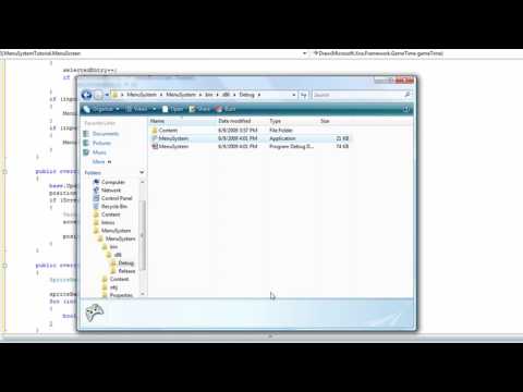 XNA AT Tutorial 10 - Menu System Part 4