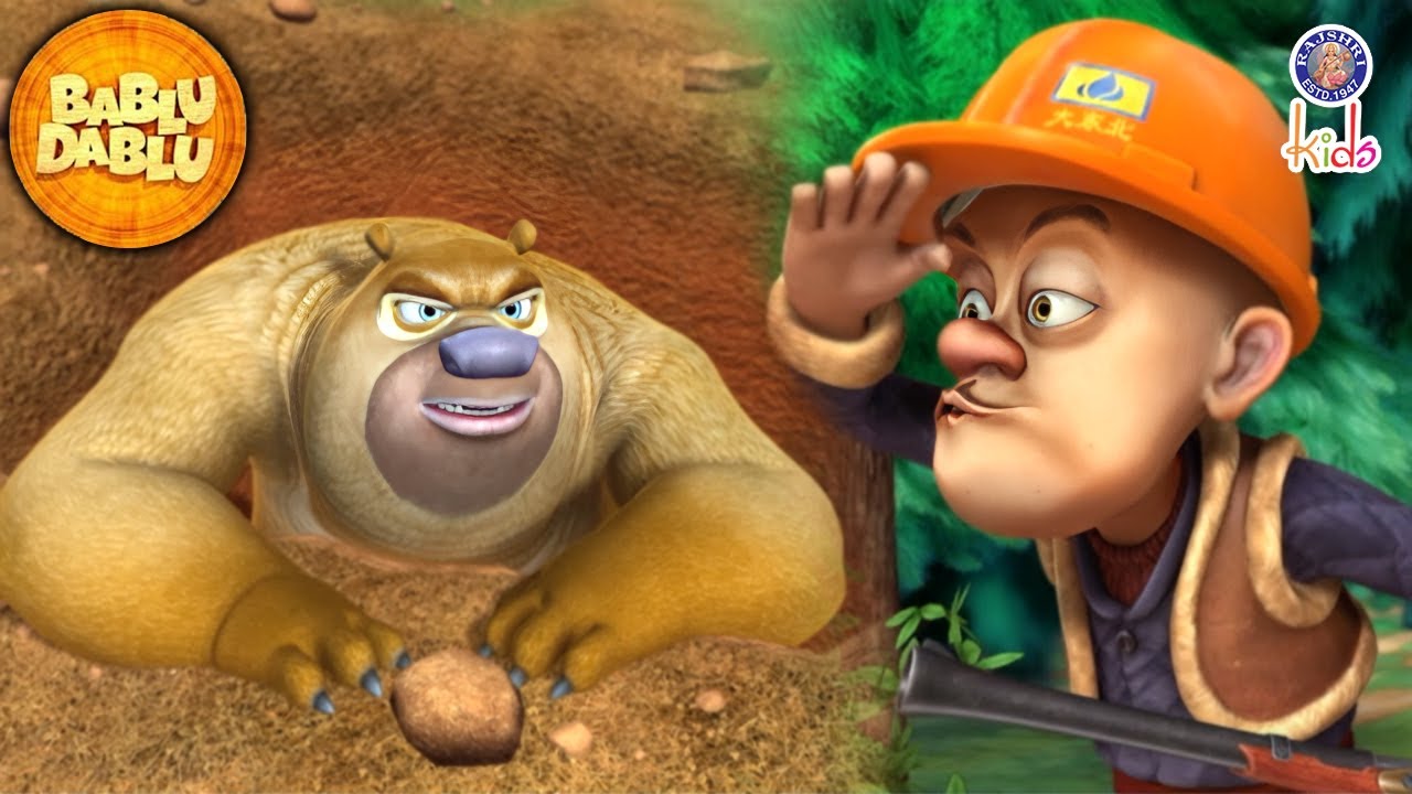 Bablu Dablu Hindi Cartoon Big Magic | Bhalu Ne Todi Lakkha Ki Machine | Bablu Dablu lakkha | #funny
