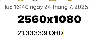[QHD] 2560x1080 video resolution with 21.3333:9 ratio