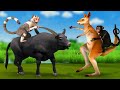 घमंडी बंदर और कंगारू लड़ाई Ghamandi Bandar Aur kangaroo Ki Kahani Moral Stories Hindi Kahaniya