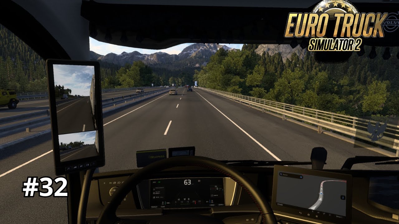Hauling UPS delivery to Sicily, an beautiful island of Italy  | ETS2 No Commentary