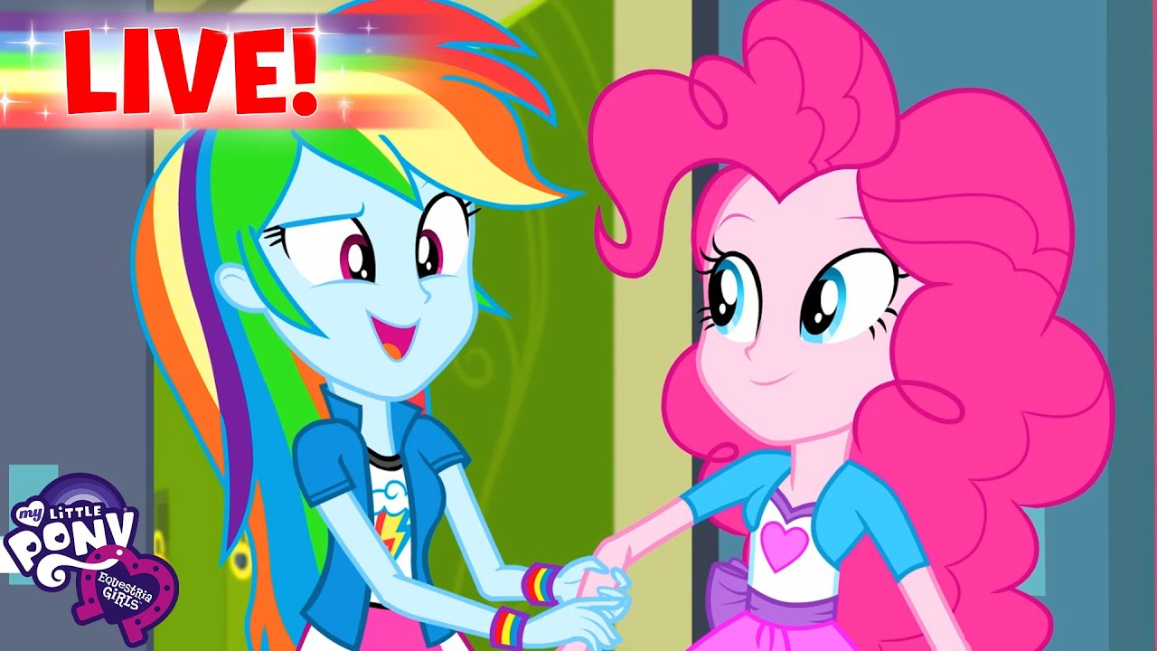 🔴 Equestria Girls LIVE 🔮 ALL MOVIES MARATHON 🎥 Full Movies Children's Cartoon | MLP EG