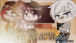 ☁️Norman's group react to Norman videos☁️`• Spoiler •`Gacha club •` Tpn •` Read desc