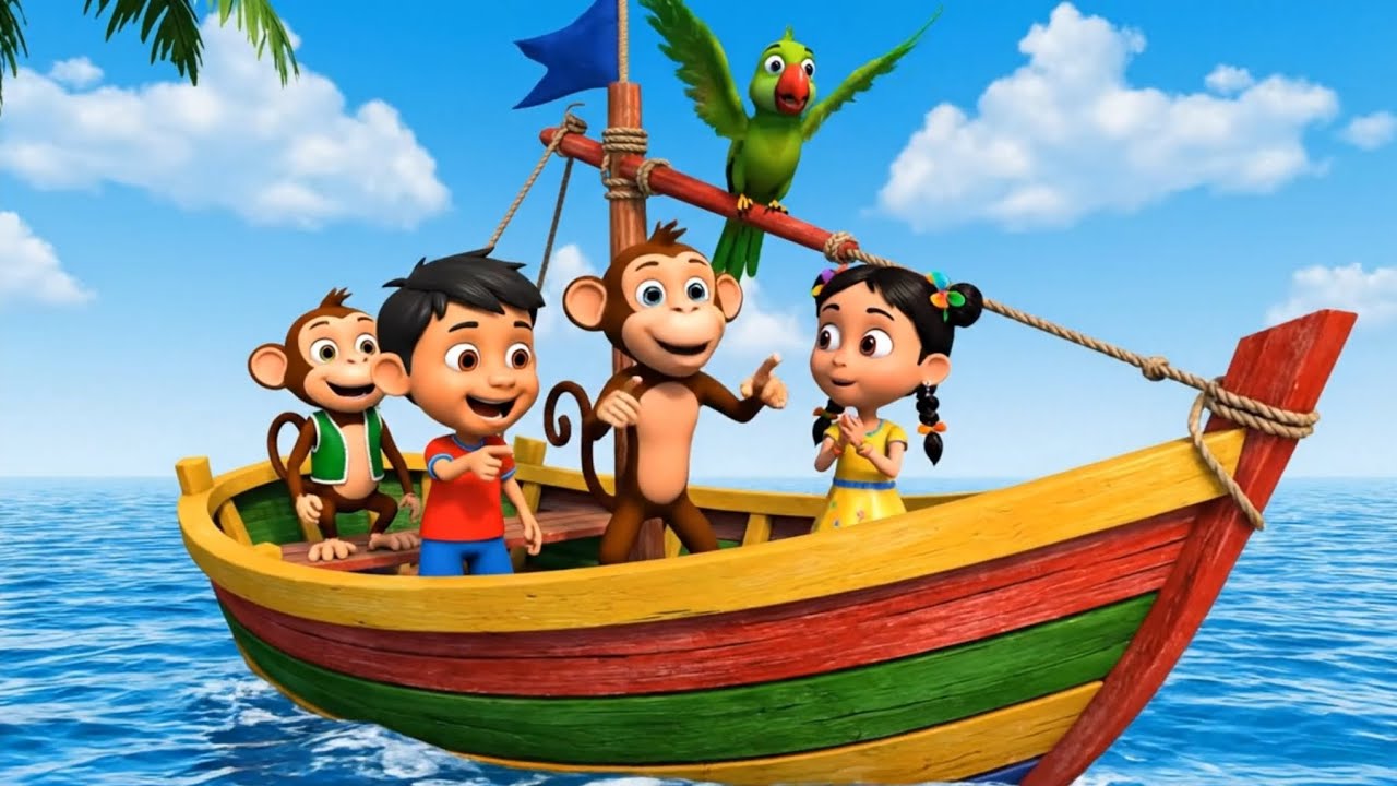 Chintu aur Meena ka Jadooi Jahaaz | Cartoon Kahani for Kids || Nannhe Dost aur Samundar ka Safar || 