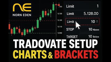Tradovate Setup, Chart Settings, Limit Orders and Bracket Orders